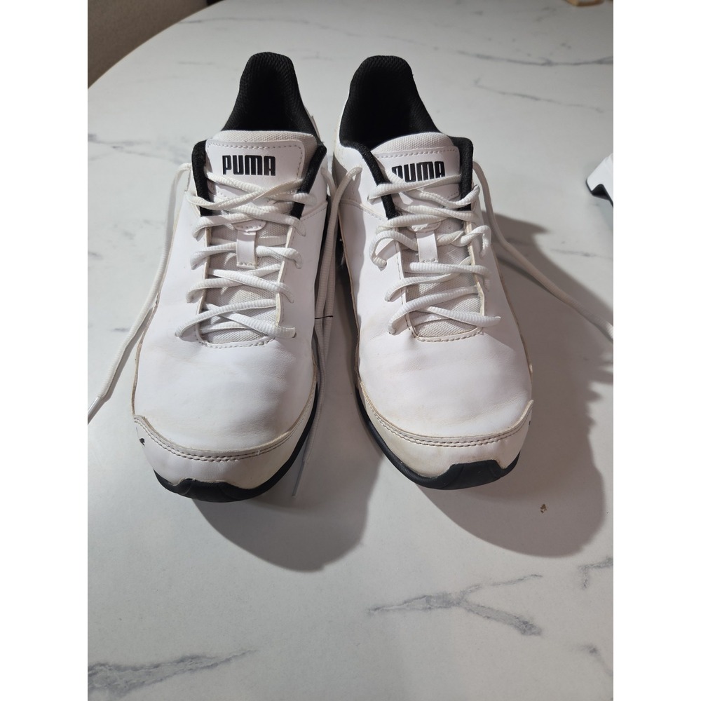 Puma Super Levitate Mens Running Shoes Sz 8.5 White/Black